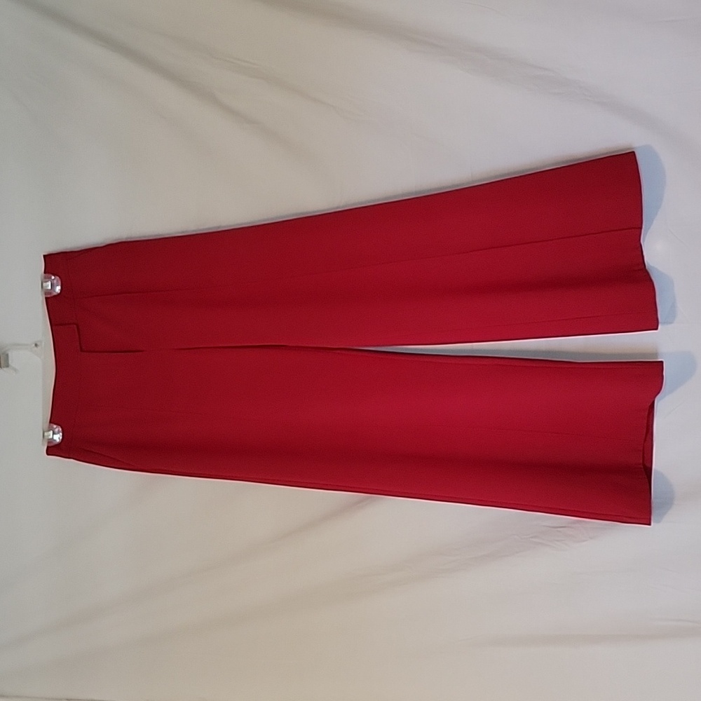 Moda Internacional Red Wide Leg Pant